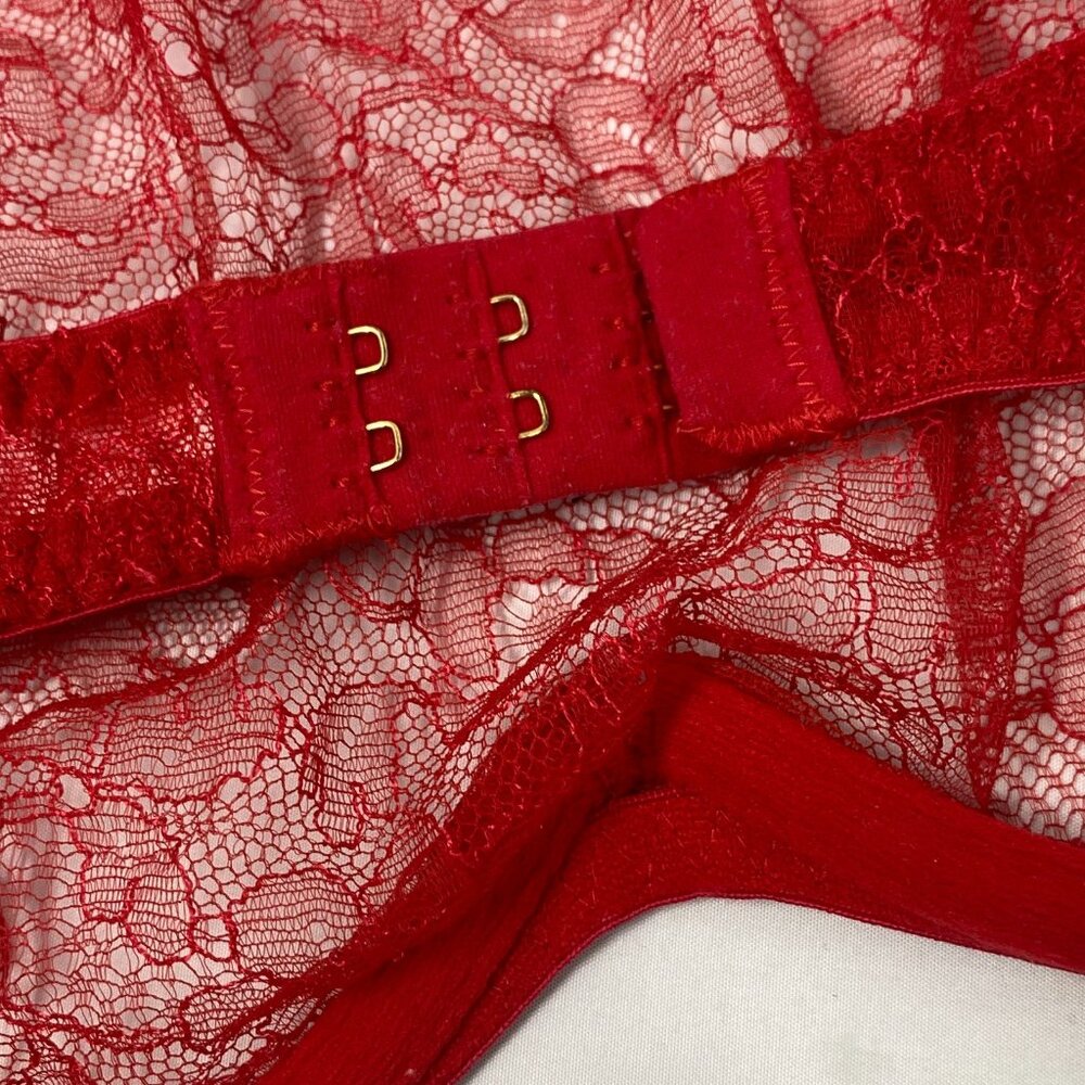 Agent Provocateur Annoushka Red Lace Bra AP4 Large - Picture 11 of 13